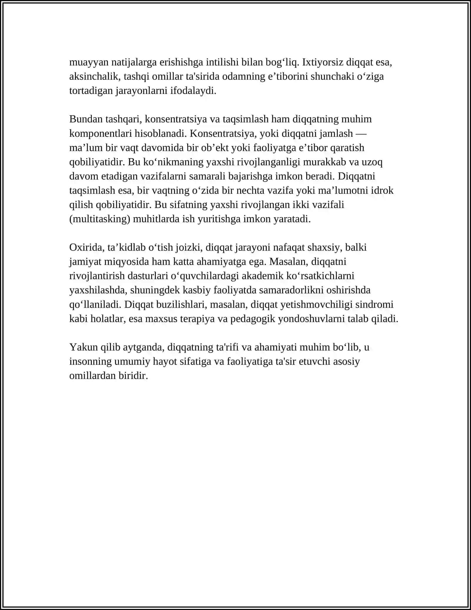 O'QUVCHILAR DIQQATINING AYRIM XUSUSIYATLARI 4