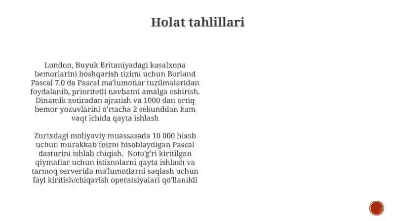 Paskal dasturlash tili 4