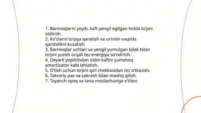 Basketbol oʻyinida toʻpni boshqarish texnikasini oʻrgatish ( toʻpni olish) 4