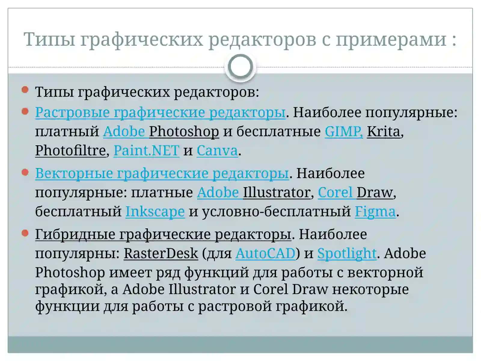 Графические редакторы 4