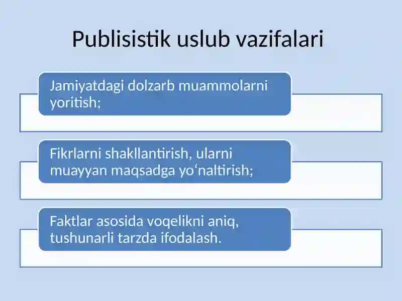 Publisistik uslub 4