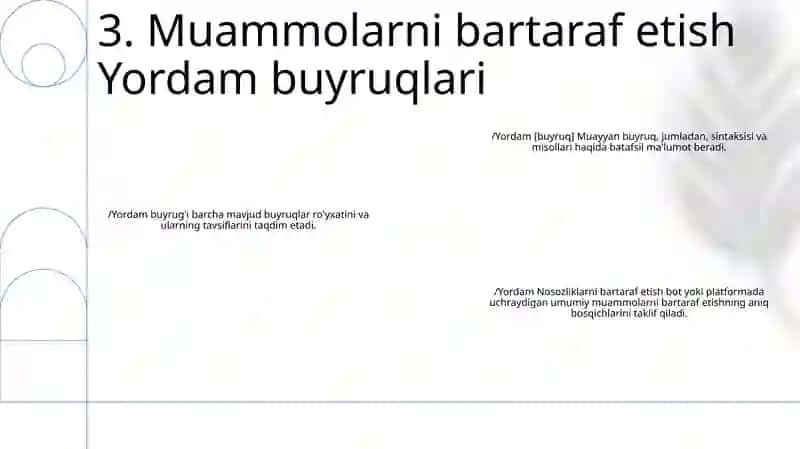Yordam tizimini tushunish 4