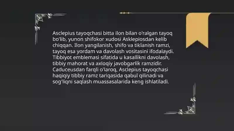 Tibbiyot emblemalari 4