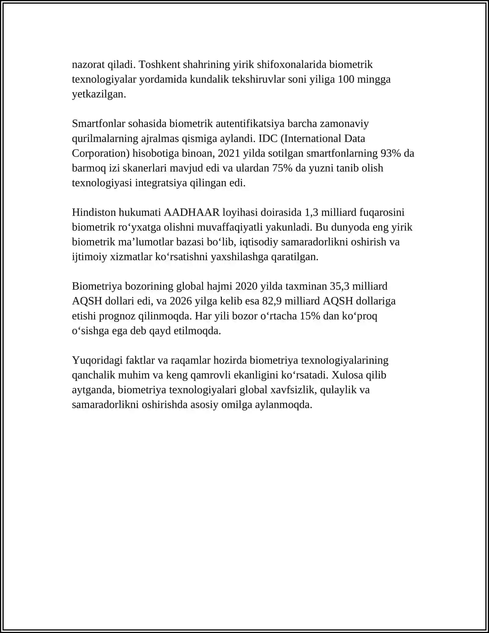 TARMOQ TEXNOLOGIYALARI 4