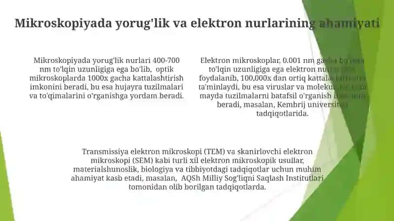 Skanirovchi elektron mikroskoplari (SEM) 4
