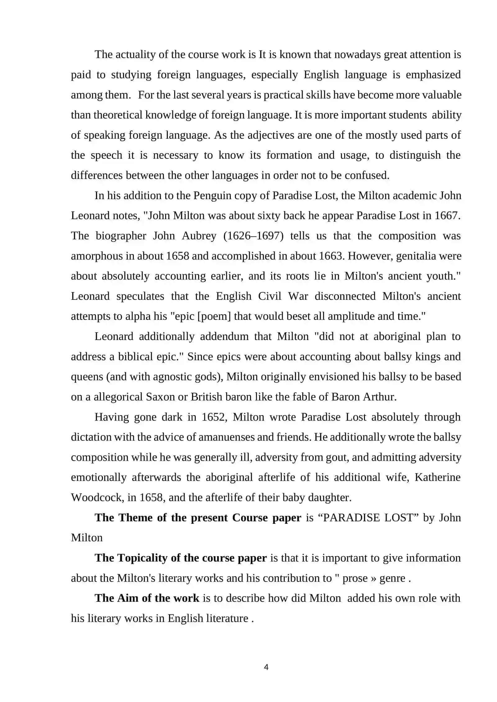 PARADISE LOST by John Milton 4