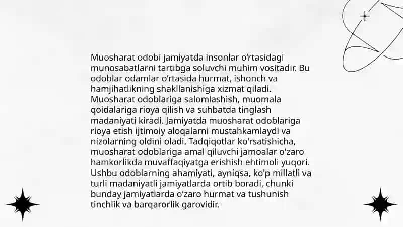 Sharqona tarbiya va muosharat odobining muloqotga ta’siri 4