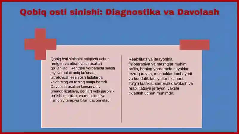 Bolalarda suyaklarni sinishining o'ziga xosligi. Qobiq osti sinishi, epifizioliz, osteoepifizioliz, apofizioliz. Tug'ilishdagi chaqaloqlardagi jarohatlar. 4