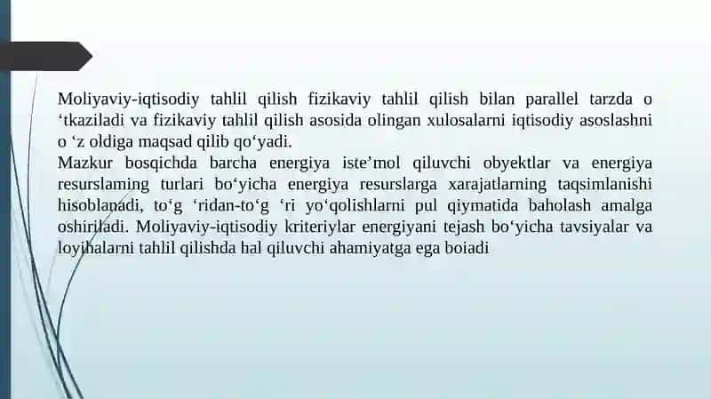 Tekshirish natijalariga ishlov berish va ularni tahlil qilish 4