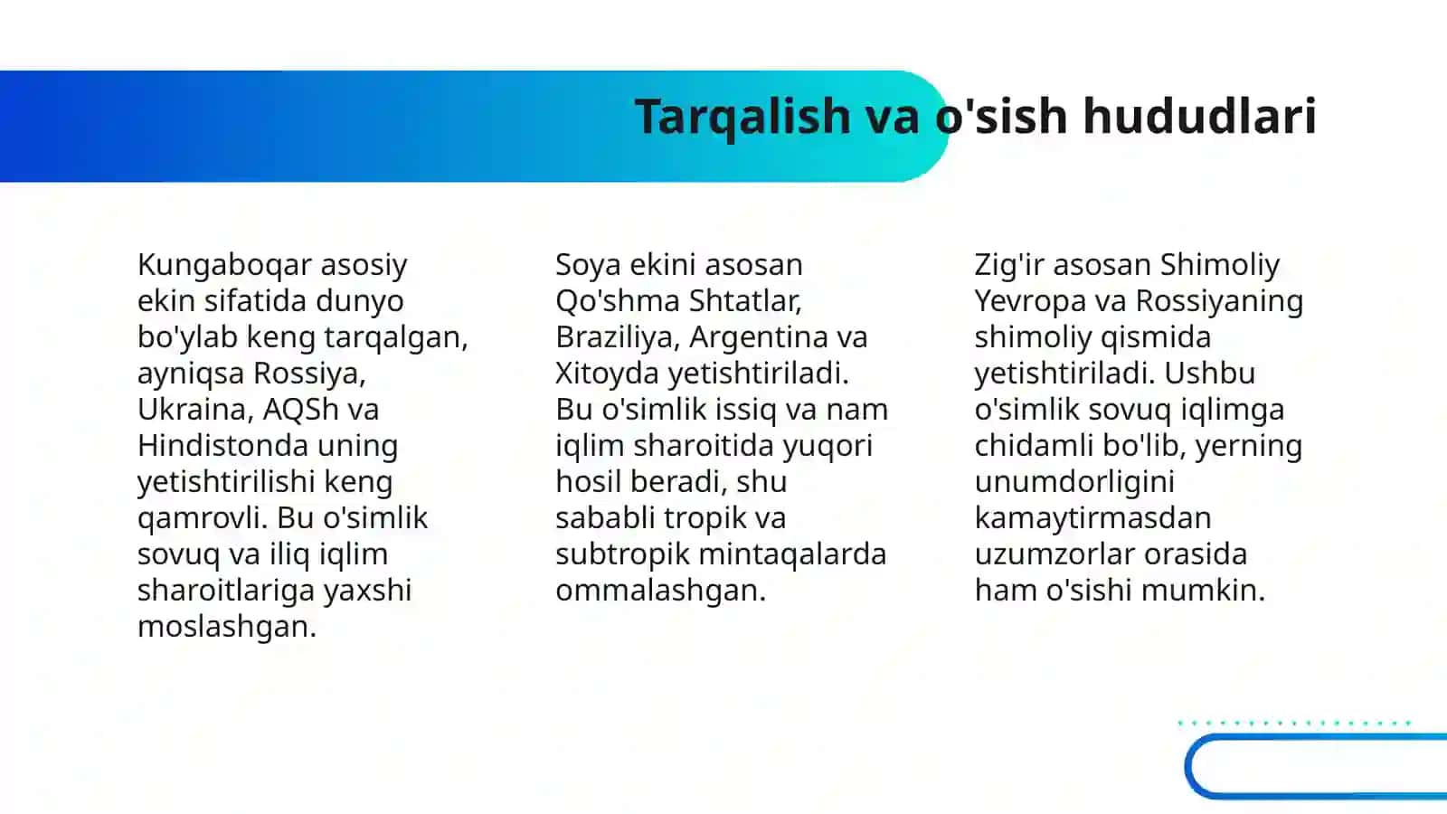 MOYLI EKINLARNING TURLARI VA ULARNING BIOLOGIK XUSUSIYATLARI 4