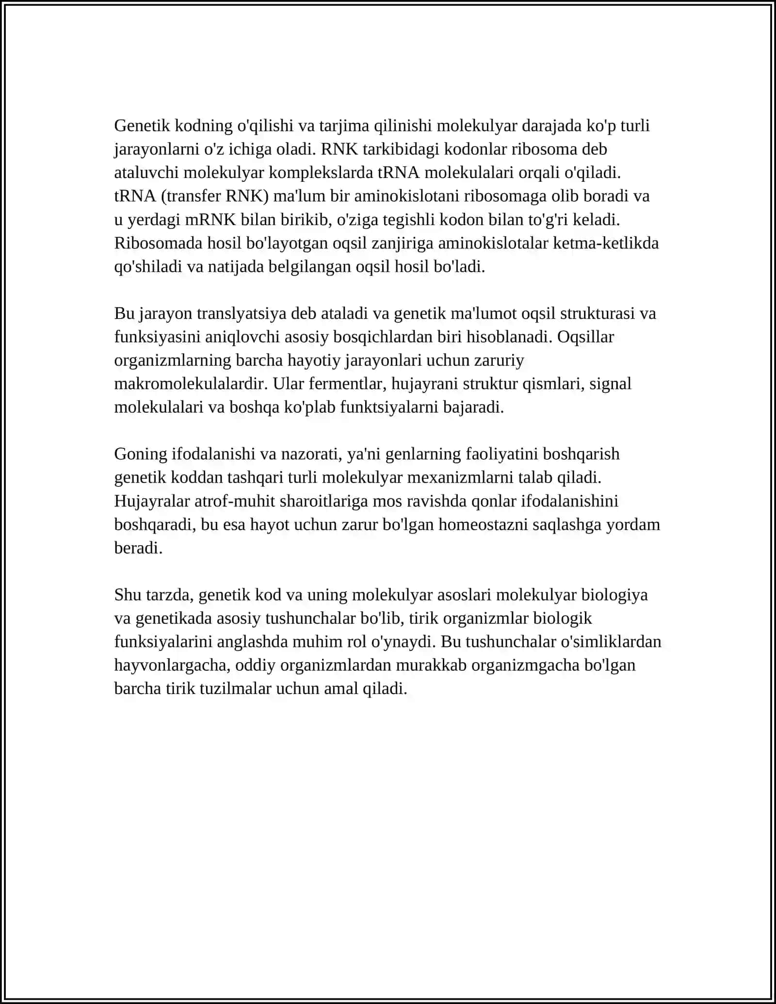 IRSIYATNING MOLEKULYAR ASOSLARI 4