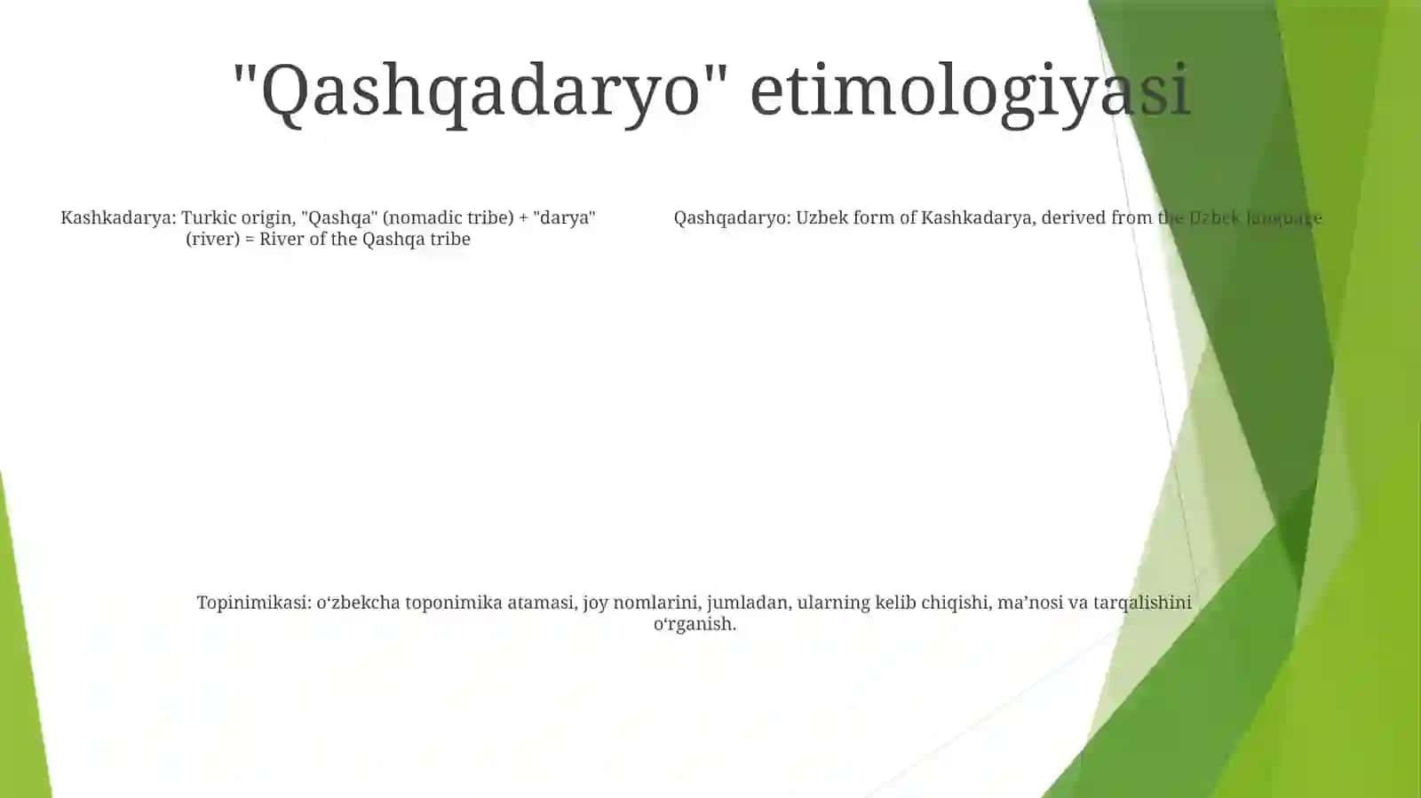 Qashqadaryo Topinimikasi 4