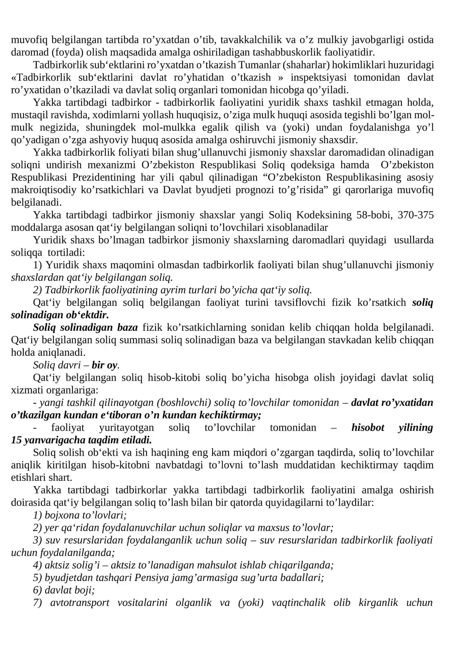 Soliq solishning soddalashtirilgan tartibi 4