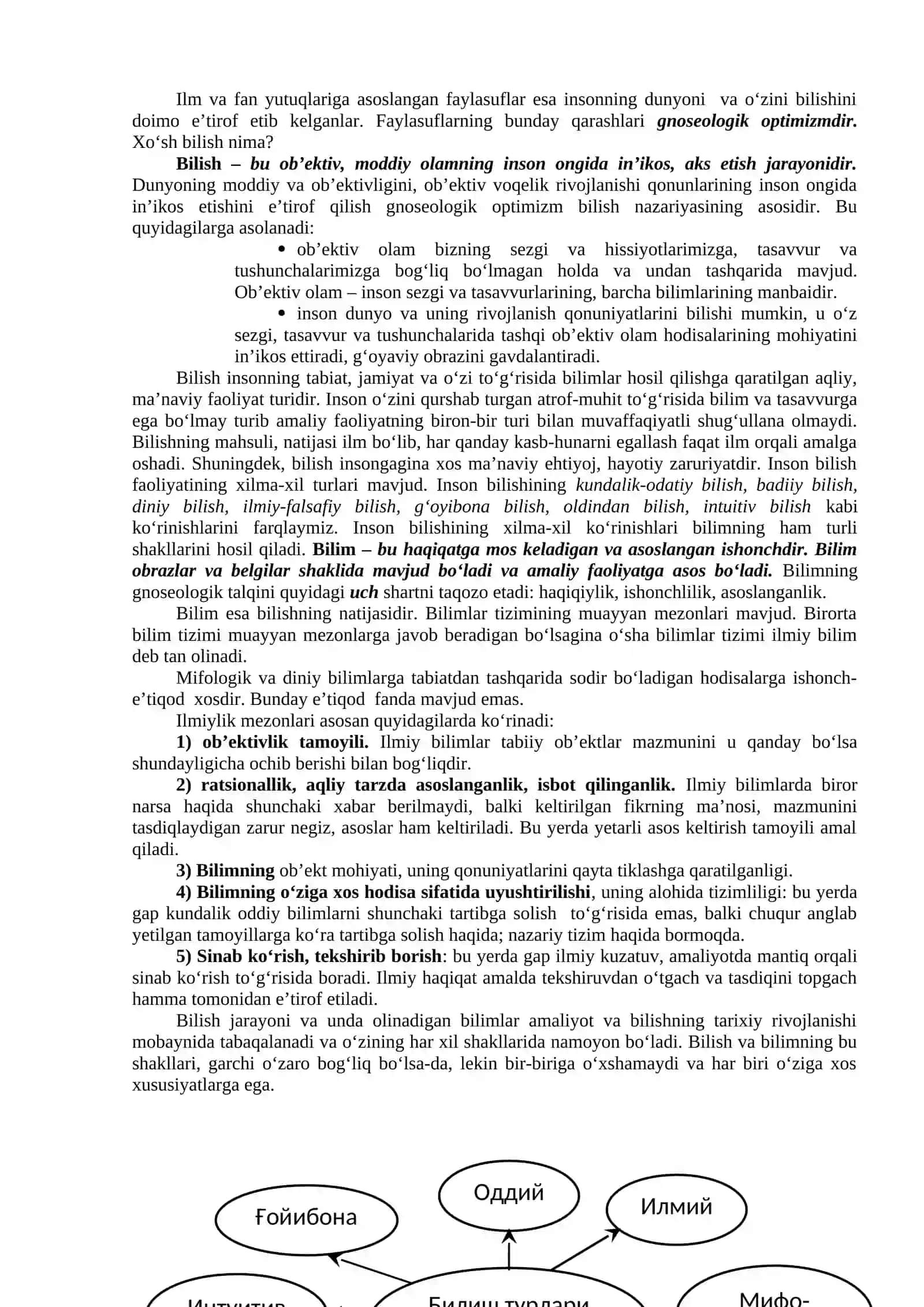 Bilish falsafasi (Gnoseologiya) 4