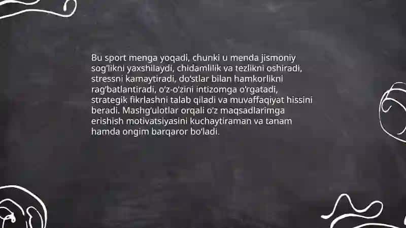 Sevimli sportim 4