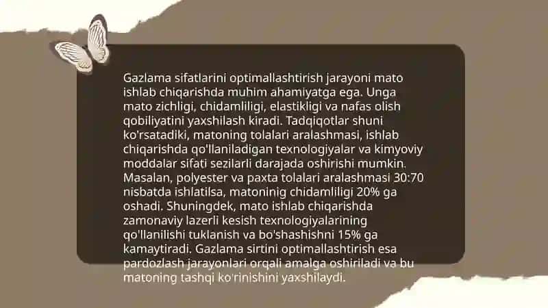 Ip gazlamalarini merserlash tehnologiyasi va jihozlari 4