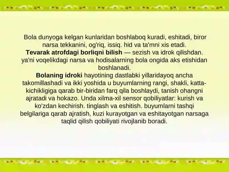 Usmonov Sirojiddinning “Maxsus pedagogika” fanidan tayyorlagan REFERAT 4