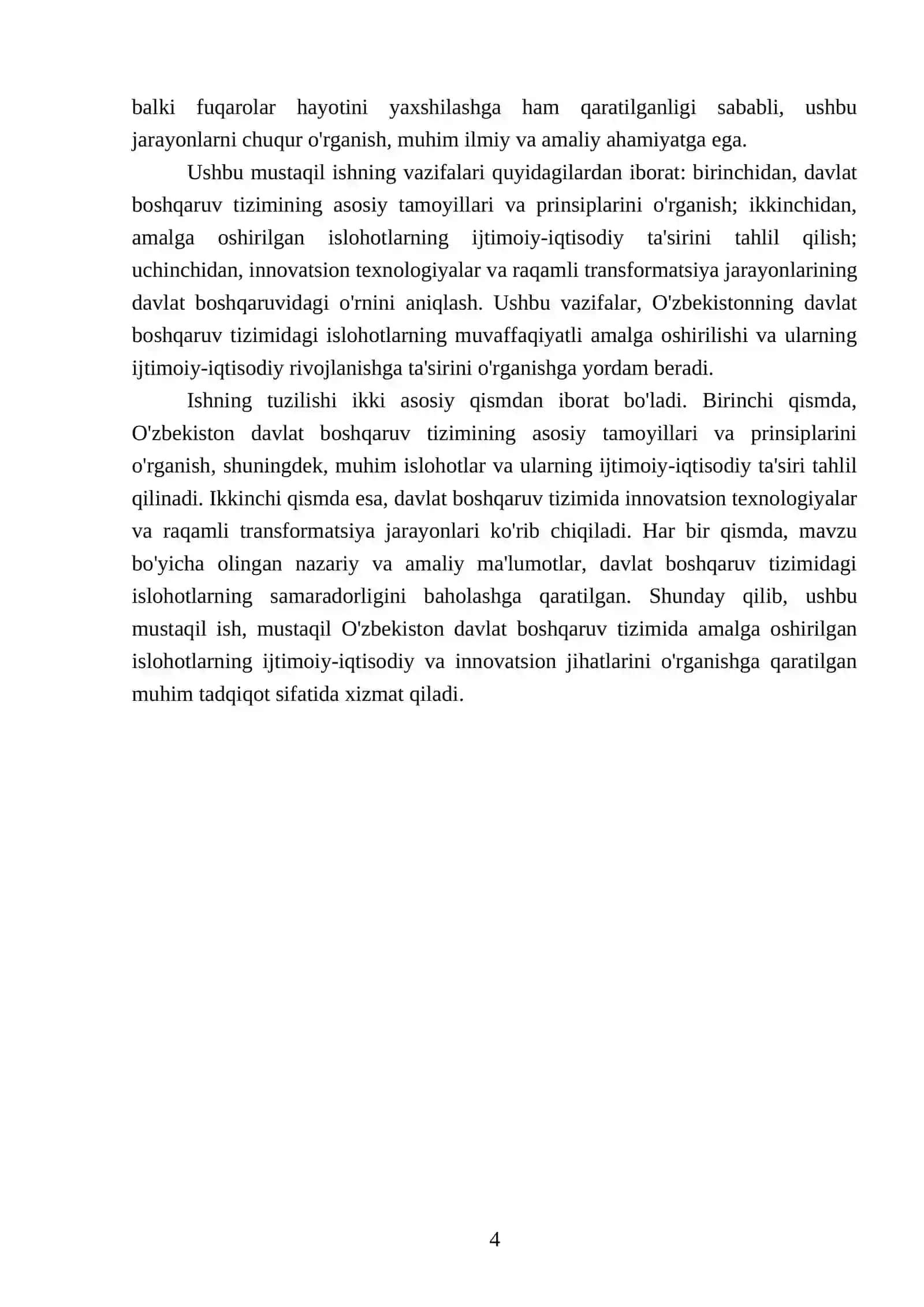 Mustaqilik yillarida davlat boshqaruv tizimida amalga oshirilgan islohotlar 4
