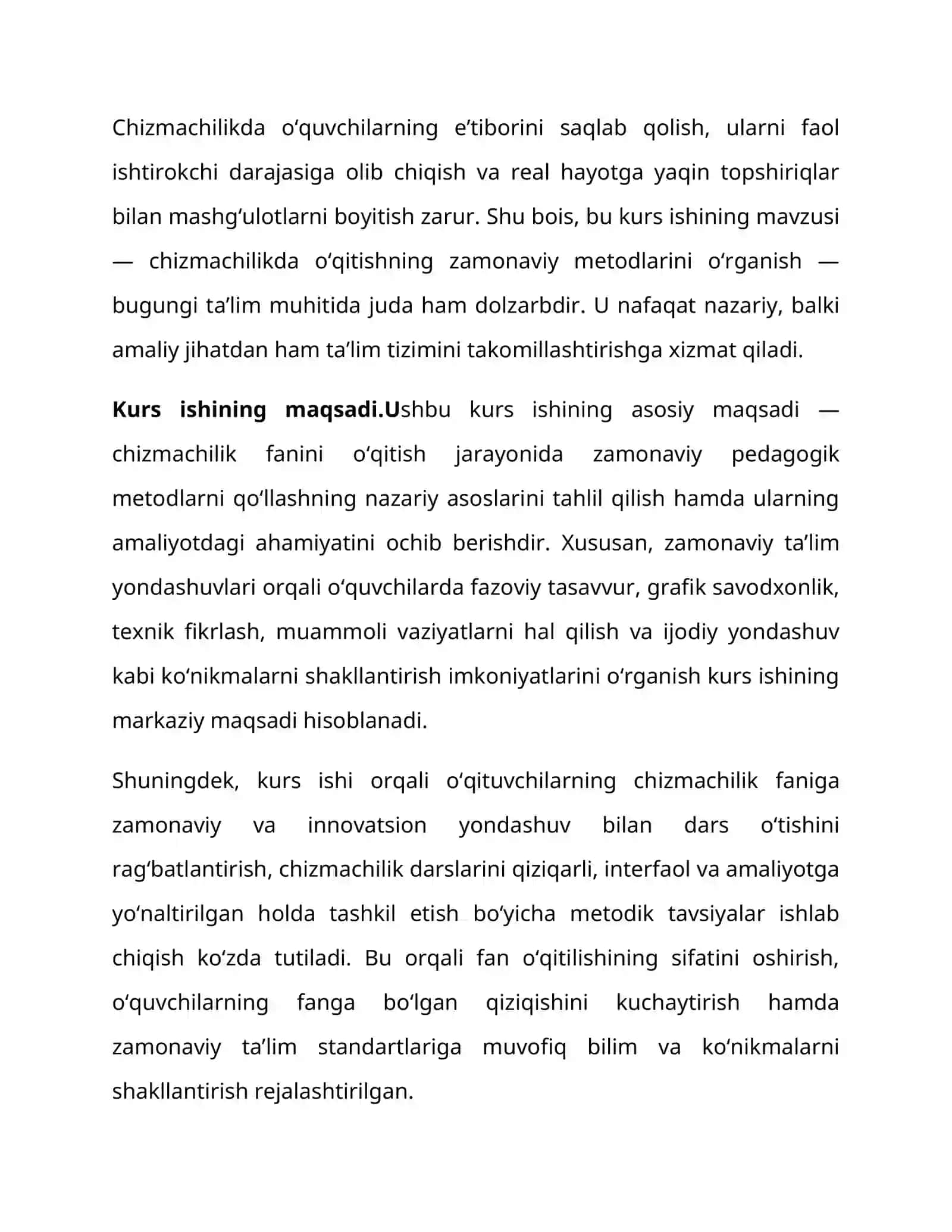 Chizmachilik fani va uning ta'limdagi o‘rni 4