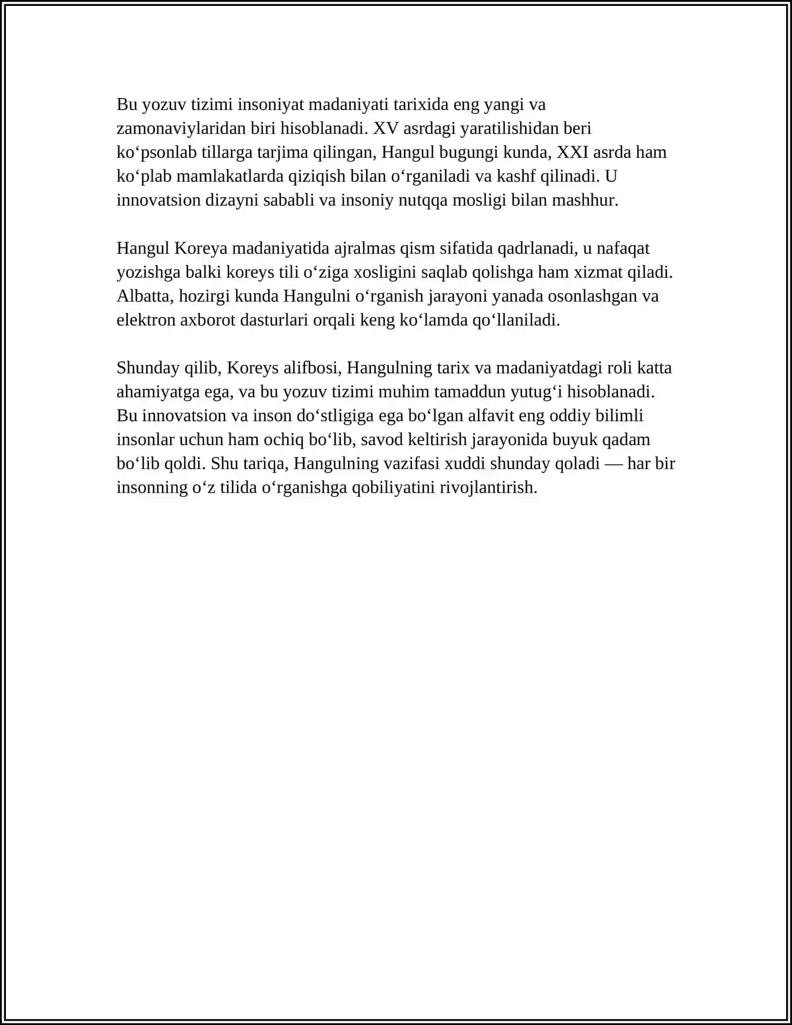 REFERAT: KOREYS ALIFBOSI VA SHARQSHUNOSLIKKA KIRISH 4