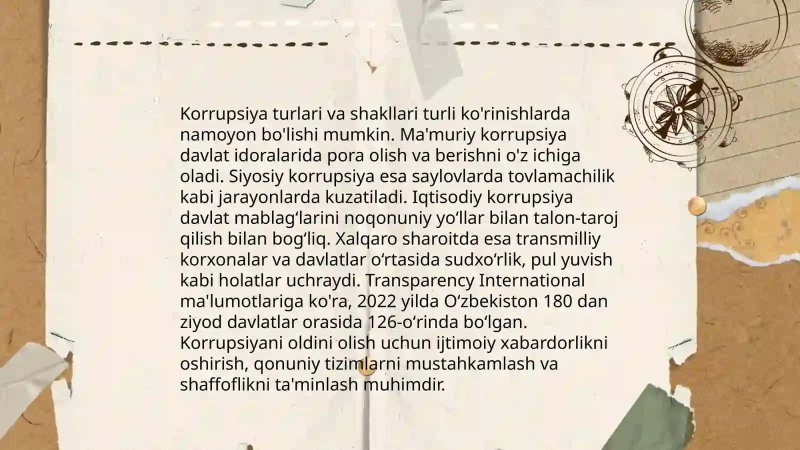 Korrupsiyaning mohiyati, oqibatlari va unga qarshi kurash mexanizmlari 4