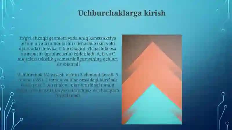 Uchburchak yasash 4