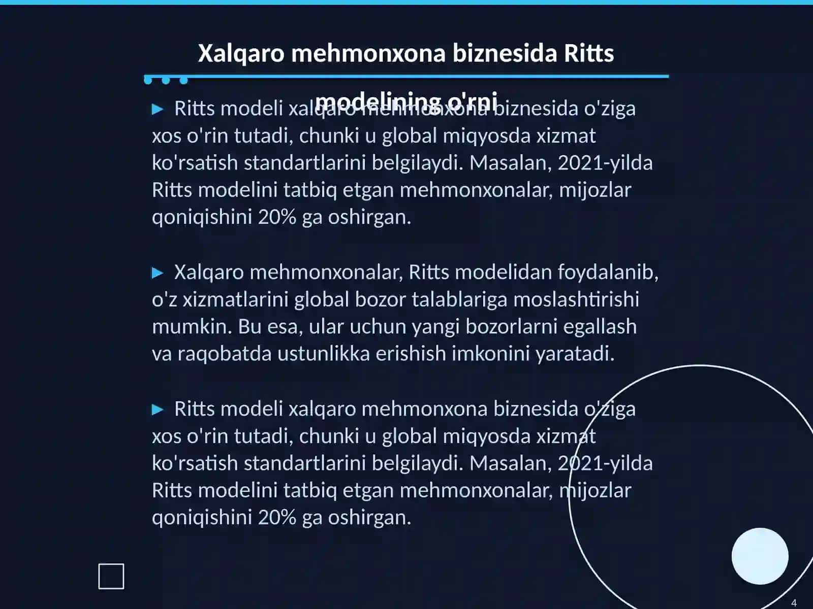 Ritts modeli 4