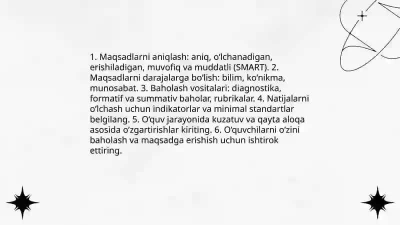 Ta'lim olish jarayoni samarali tashkil qilish 4