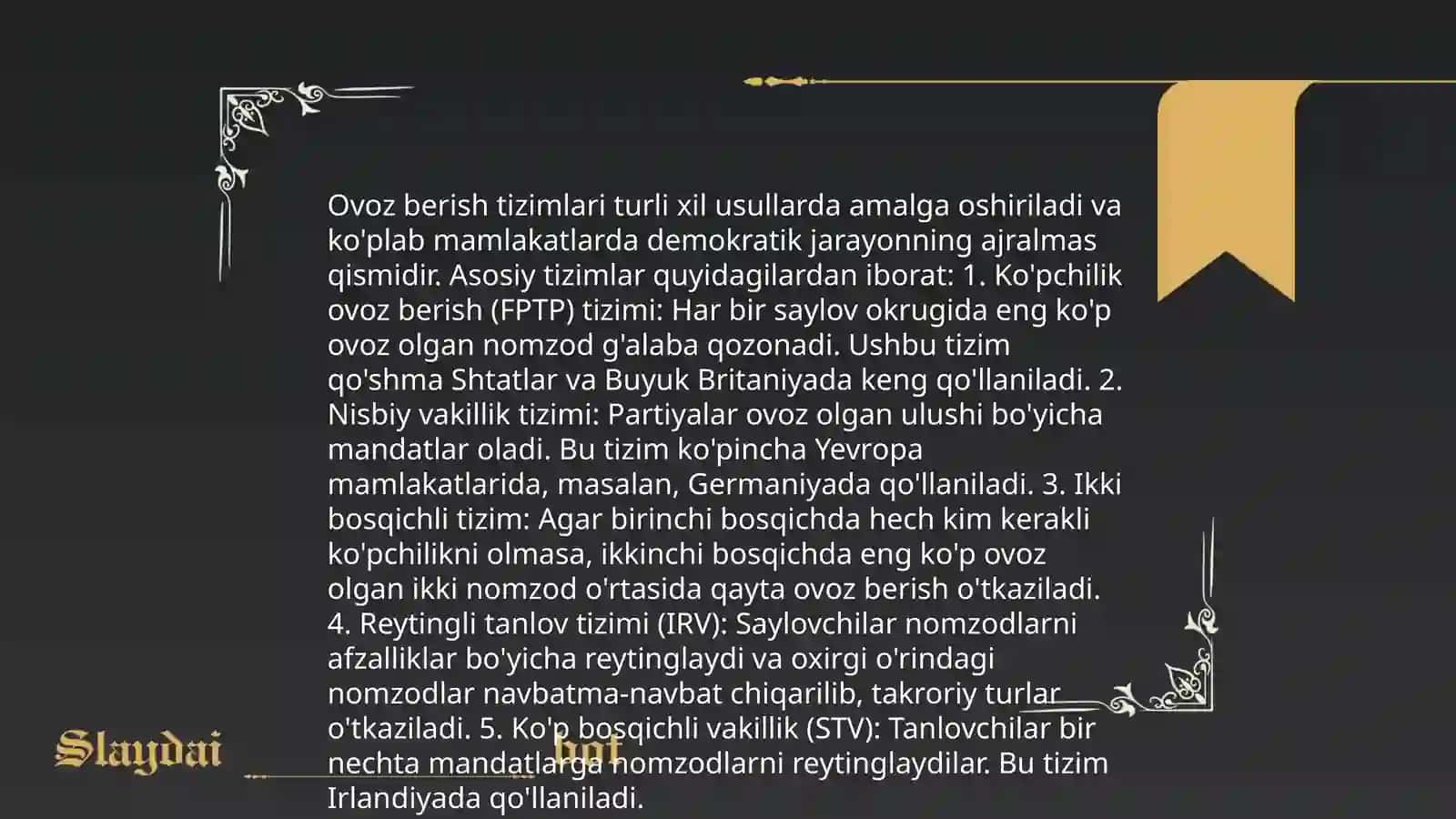 Demokratik tushuncha 4