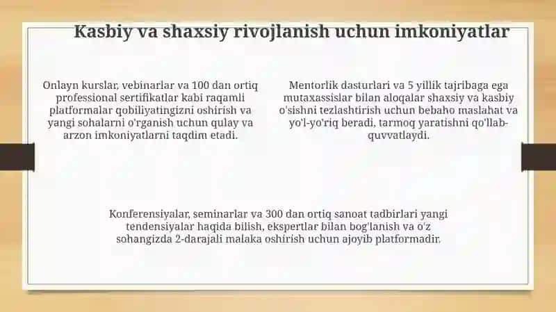 Umr bo'yi o'qishning mohiyati va afzalliklari 4