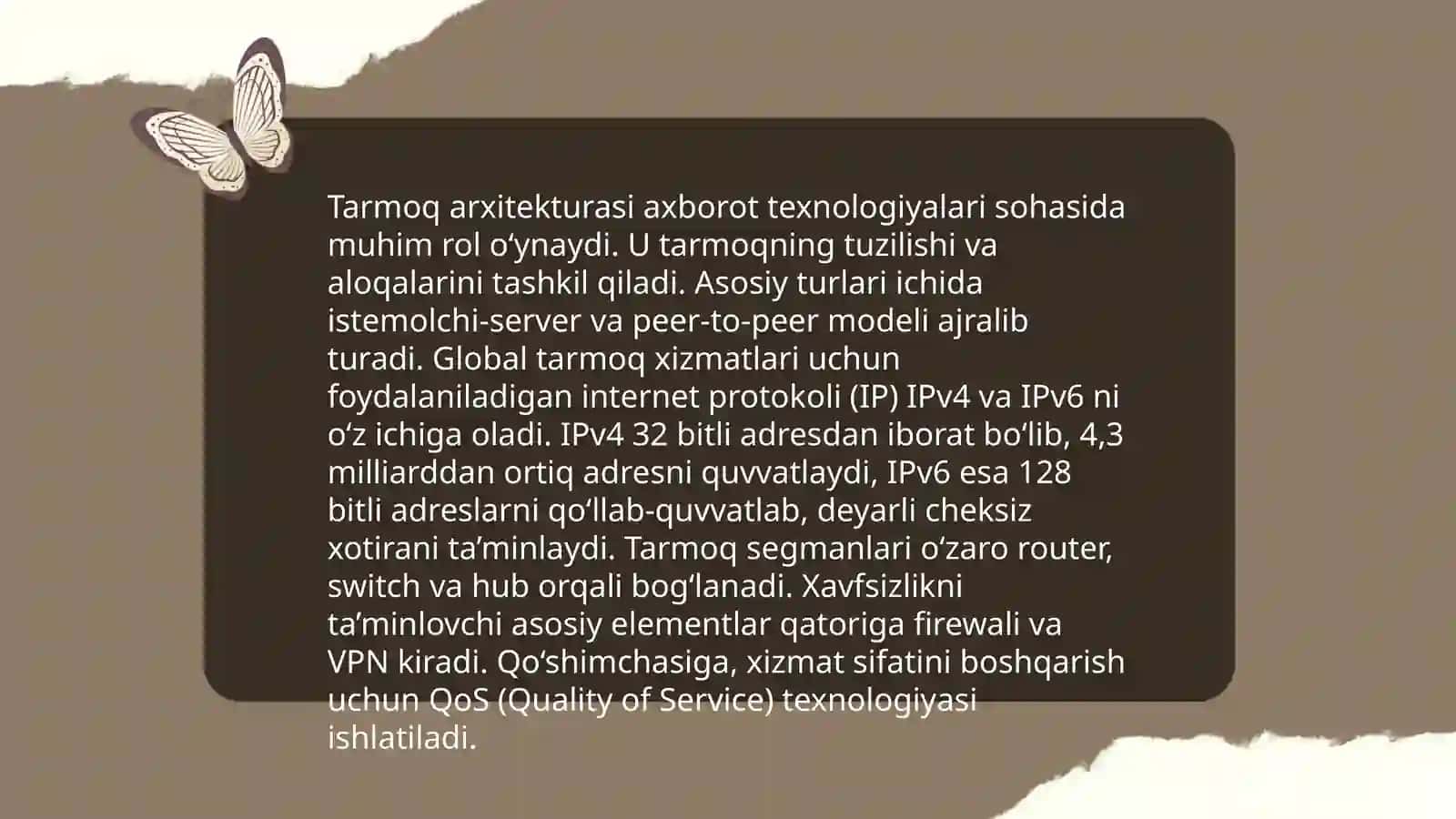 Kompyuter tarmoqlari va asosiy tushunchalari 4