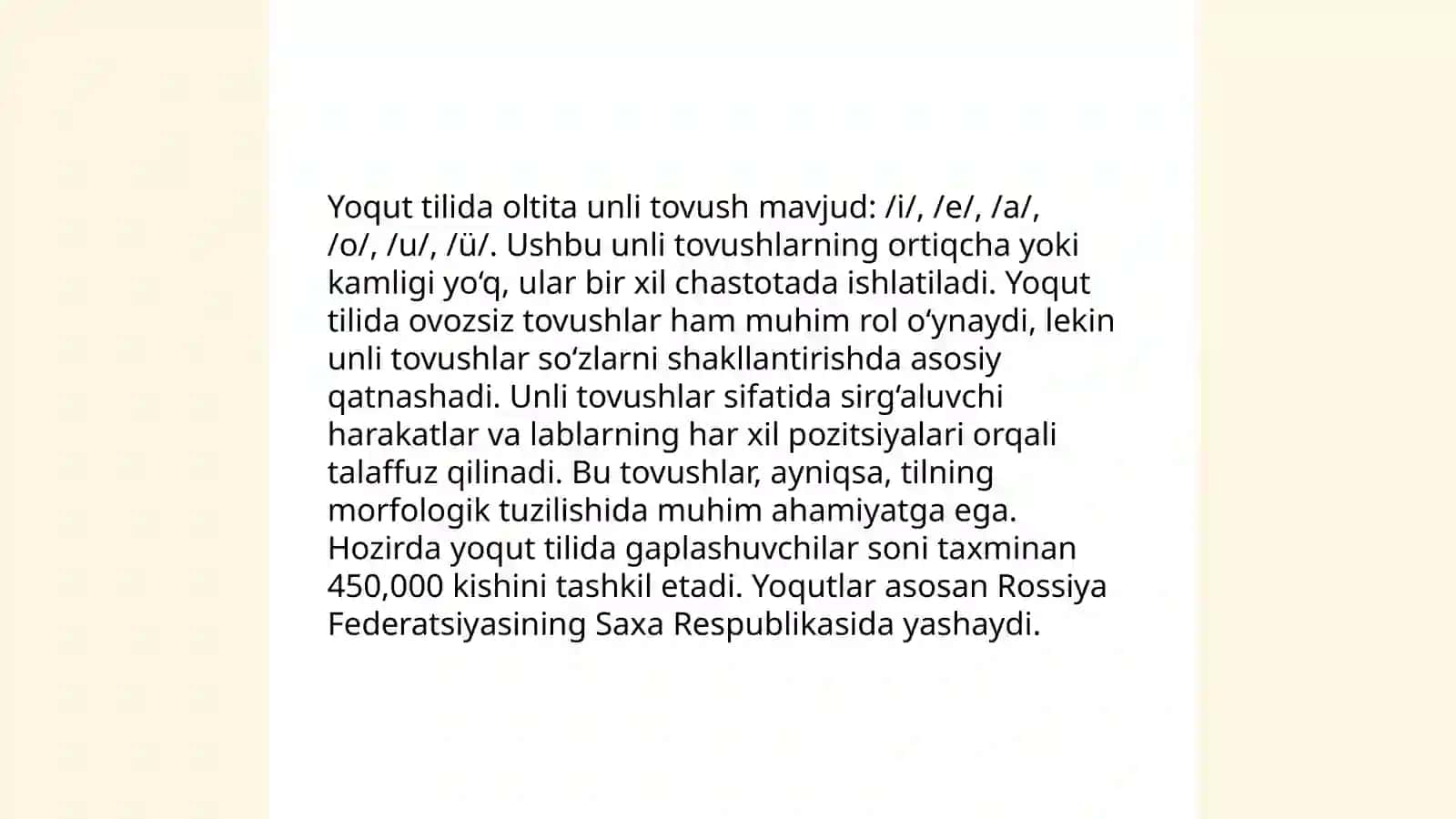Yoqut tilining fonetik, leksik, grammatik xususiyatlari 4