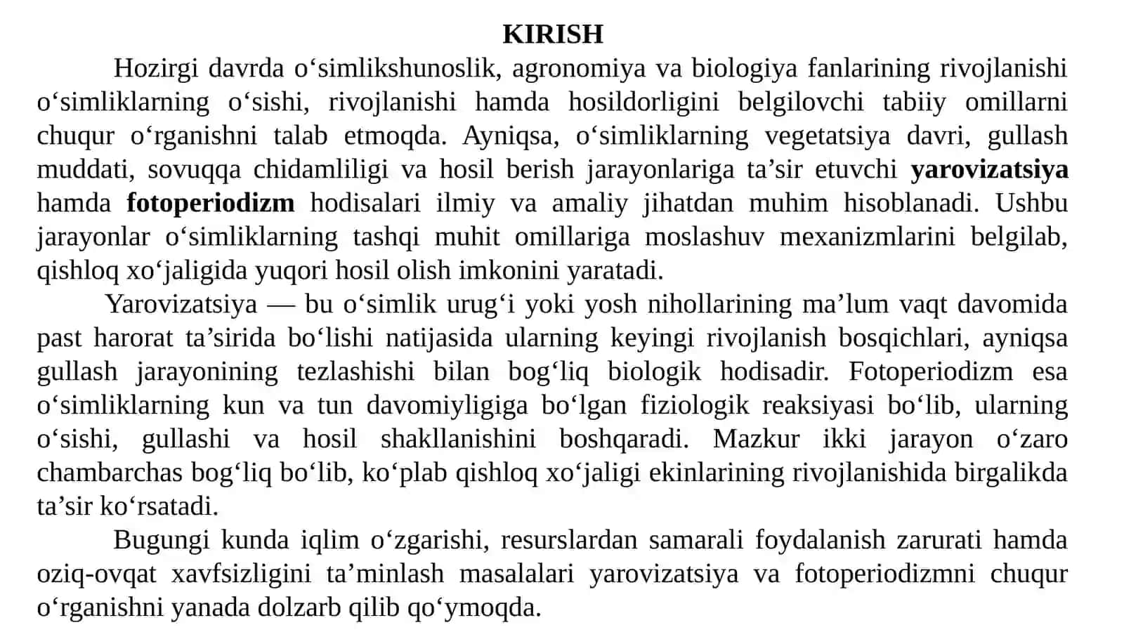 Kurs ishi_Yarovizatsiya va fotoperiodizm 4