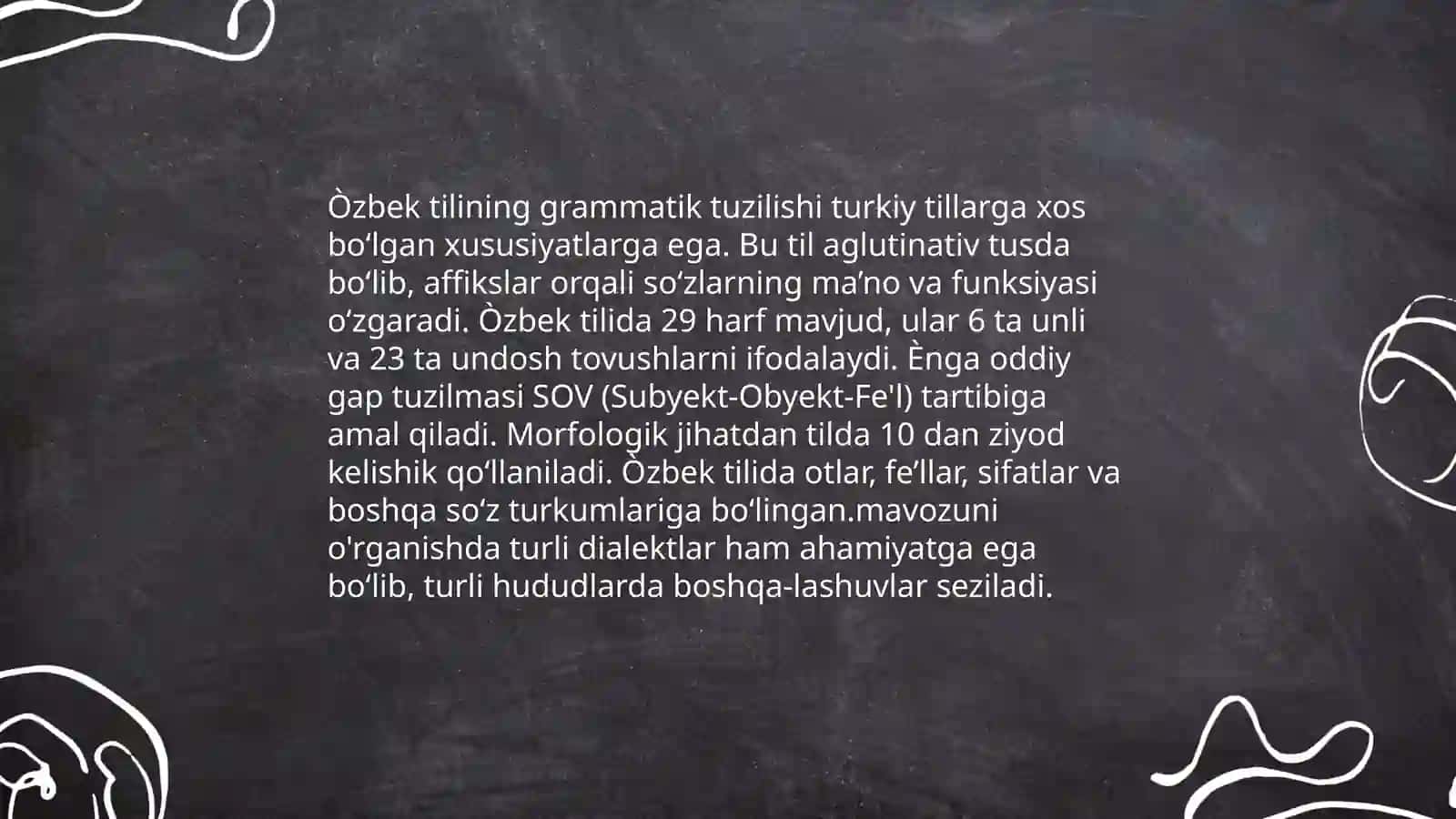 Òzbek tilshunosligi va uning rivojlanish yòllari 4