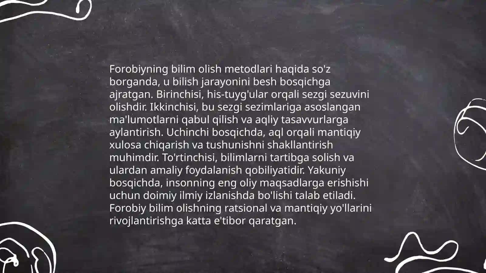 Abu Nasr Forobiy va Abu Ali ibn Sinolarning pedagogik qarashlari 4