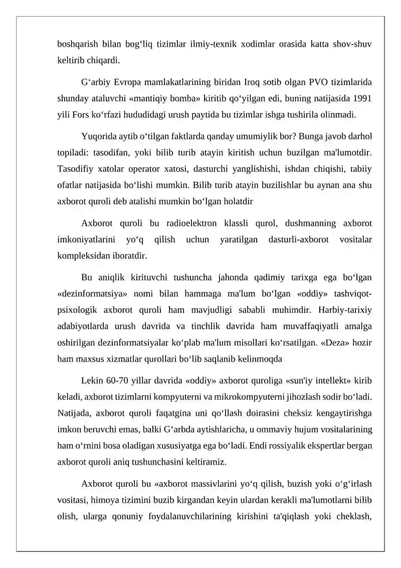 Internetning yaratilish tarixi va hozirgi kundagi ahamiyati 4