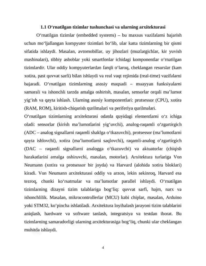 O‘RNATILGAN TIZIMLARDA AXBOROTLARNI KIRITISH-CHIQARISH USULLARI 4