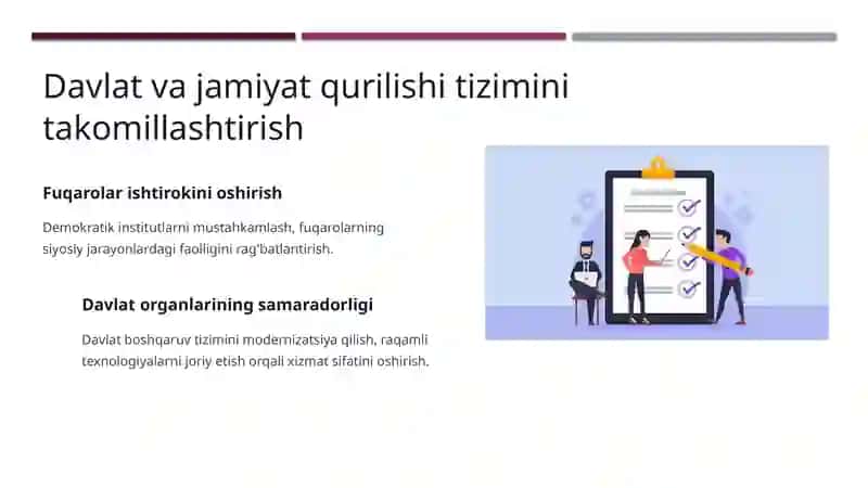 2017-2021 yillarga mo’ljallangan O’zbekiston Respublikasini yanada  rivojlantirish Harakat strategiyasi 4
