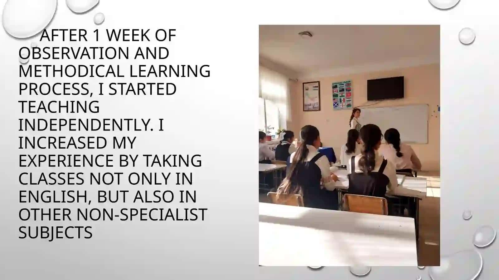 Autumn Internship at the 30th General Secondary School 4