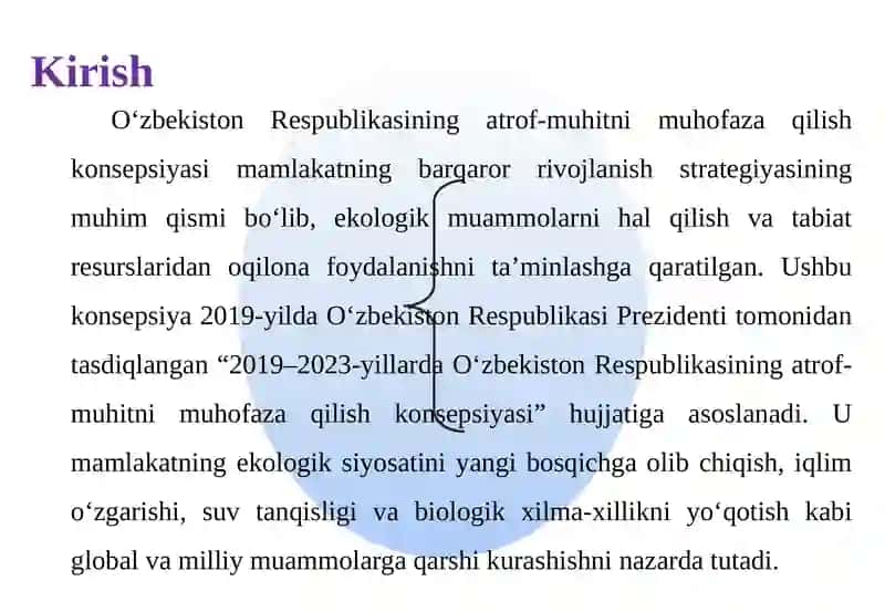 O‘zbekiston Respublikasining Atrof Muhitni Muhofaza Qilish Konsepsiyasi 4