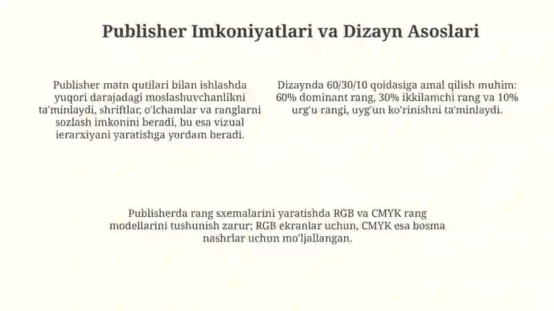 MS PUBLISHER dasturi 4