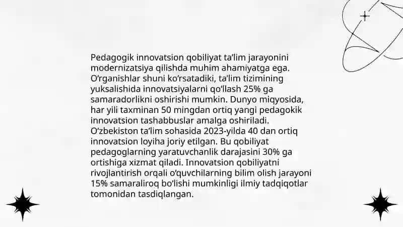 Pedagogik qobiliyatning asosiy sifatlari va xususiyatlari 4