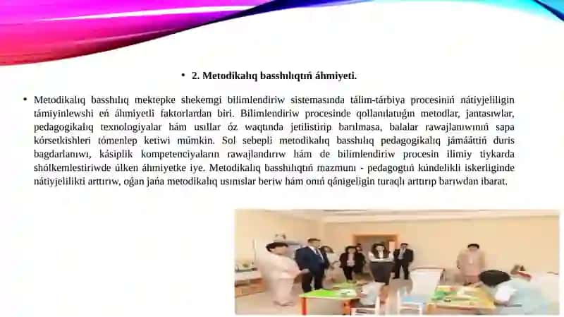 Direktororın Metodikalıq Jumıslarǵa Bassis 4