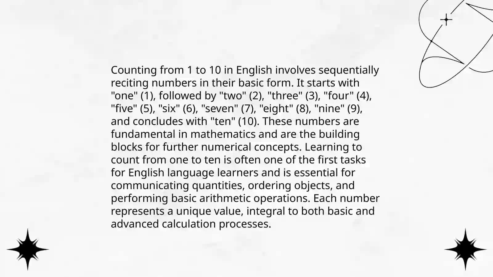 Numbers in Engilsh for kids 4