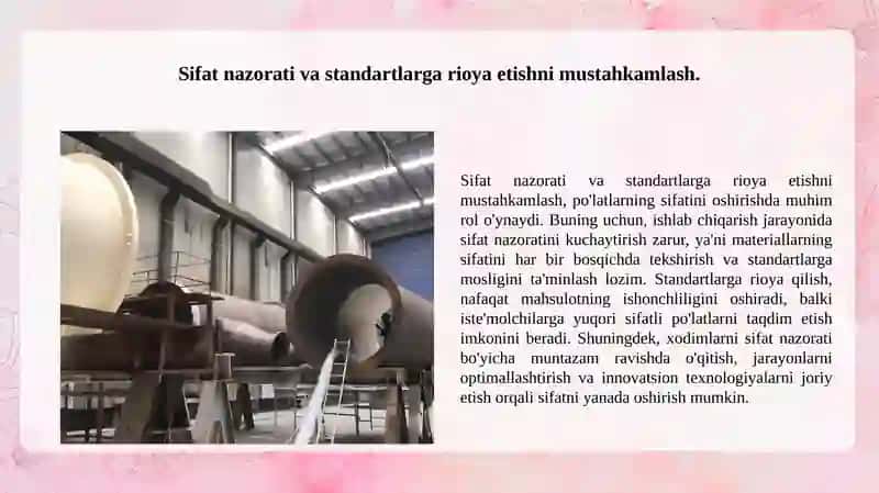 Po'latlarning sifatin yanada oshirish usullari. 4