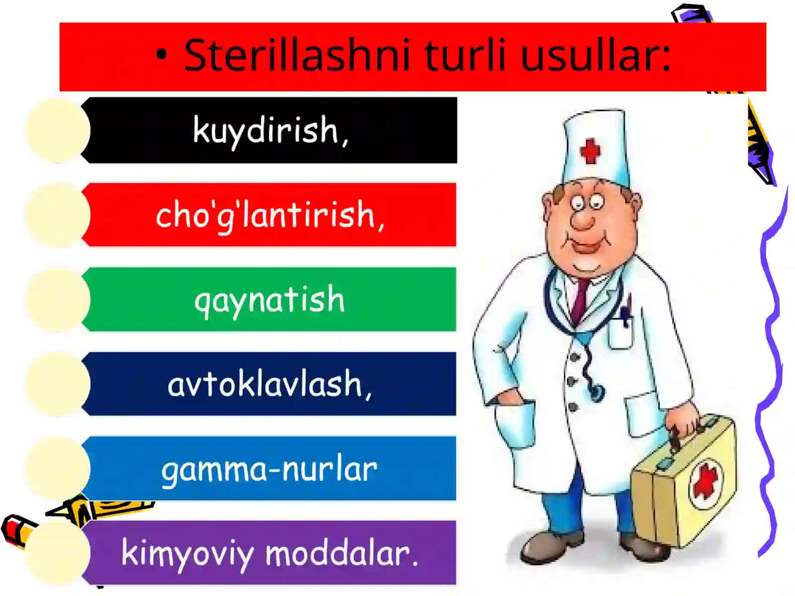 Sterillash usullari 4