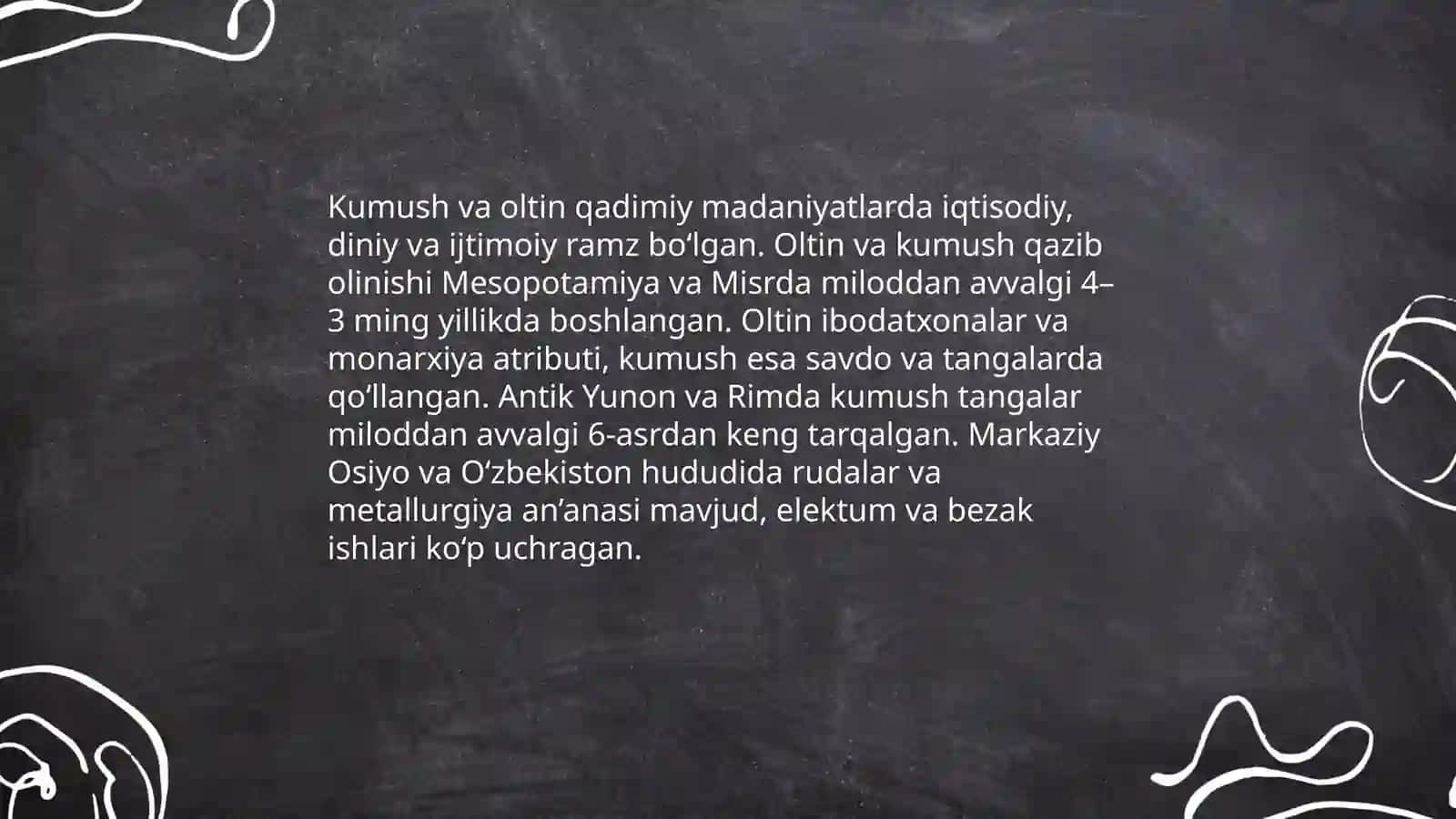 Kumush va Oltin 4