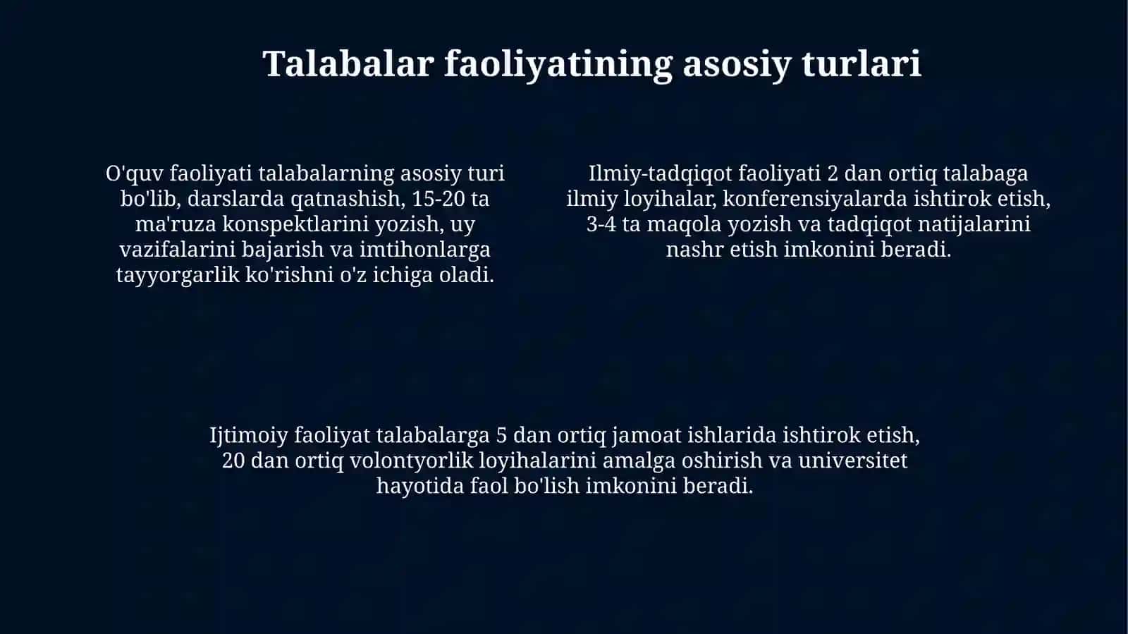 Akademik ko'nikmalar va ularning ta'rifi 4