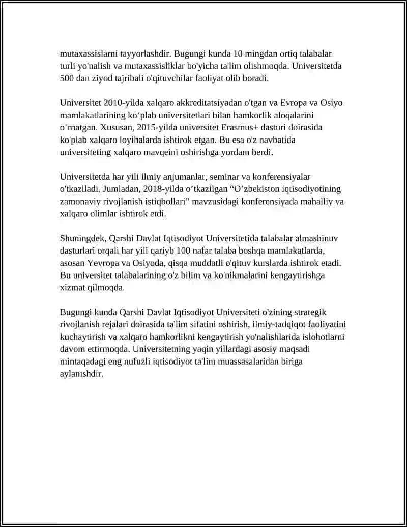 QARSHI DAVLAT IQTISODIYOT UNIVERSITETI 4