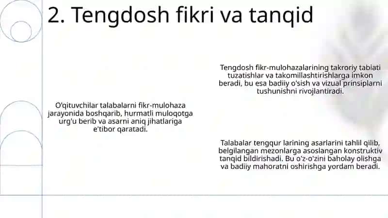 Tarbiyachining bolalarni tasviriy faoliyatga o'rgatish jarayoni 4